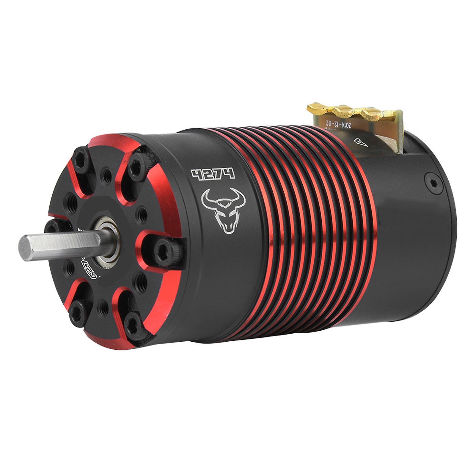 4274 V2 Brushless Sensored Motor 4 Pole Fit For 1/8 On Road Rc Car Accessory (1700 Kv)