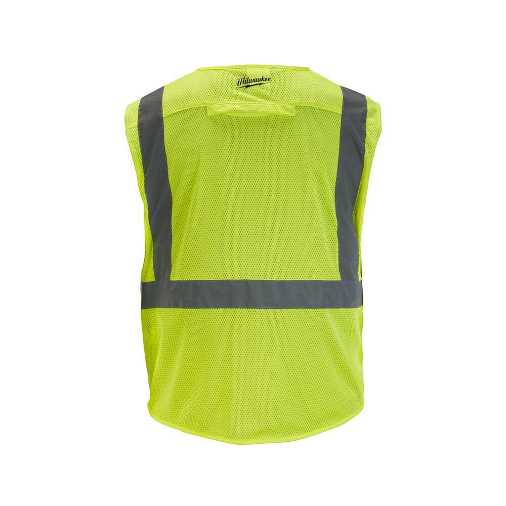 Milwaukee Class 2 High Visibility Mesh Safety Vest 48-73-5111M910 from Milwaukee