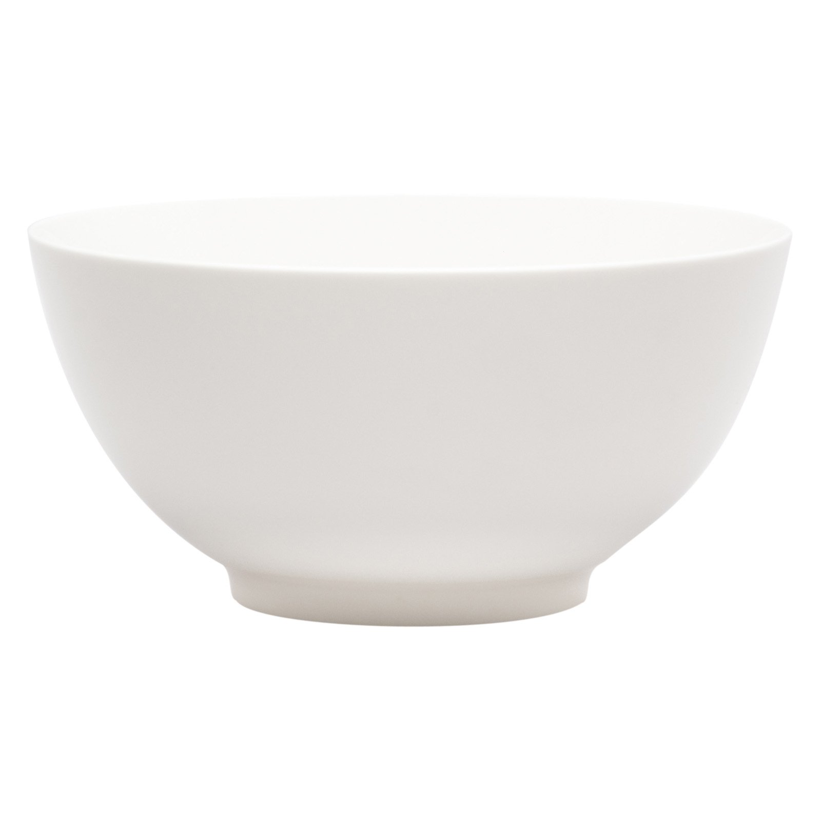 Red Vanilla Every Time White 9.25 in. Salad Bowl