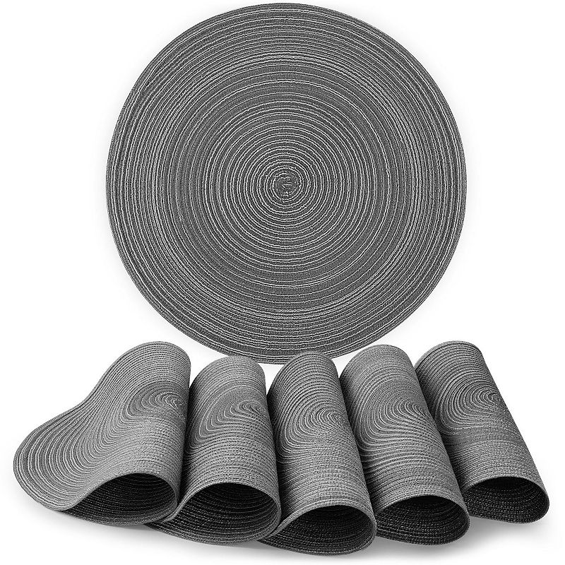 Round Placemats Braided - Set of 6