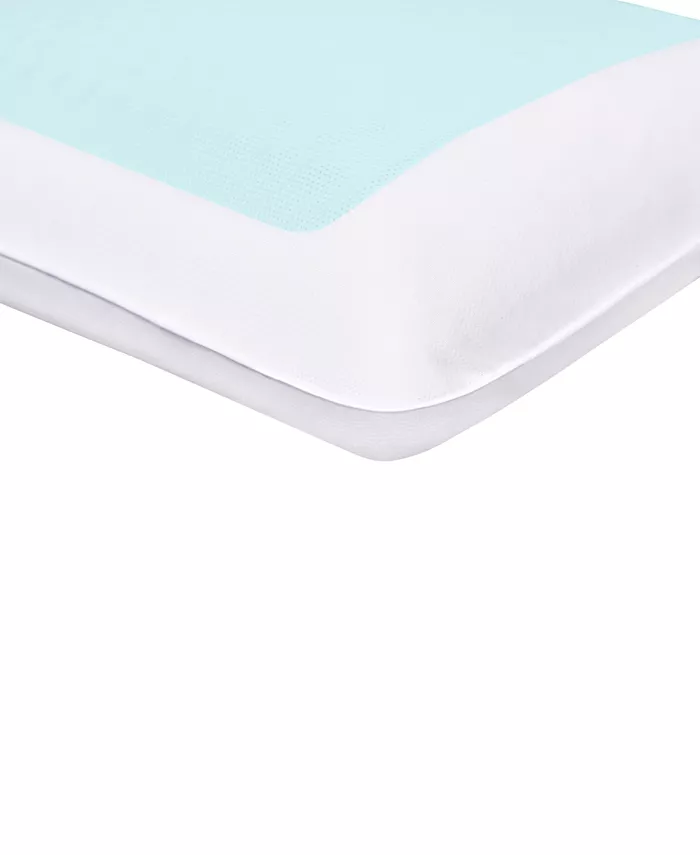 Comfort Revolution Cool Comfort Hydraluxe Standard Pillow， Gel and Custom Contour Open Cell Memory Foam