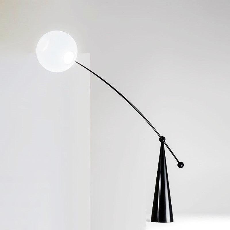 Opal Arc Floor Lamp