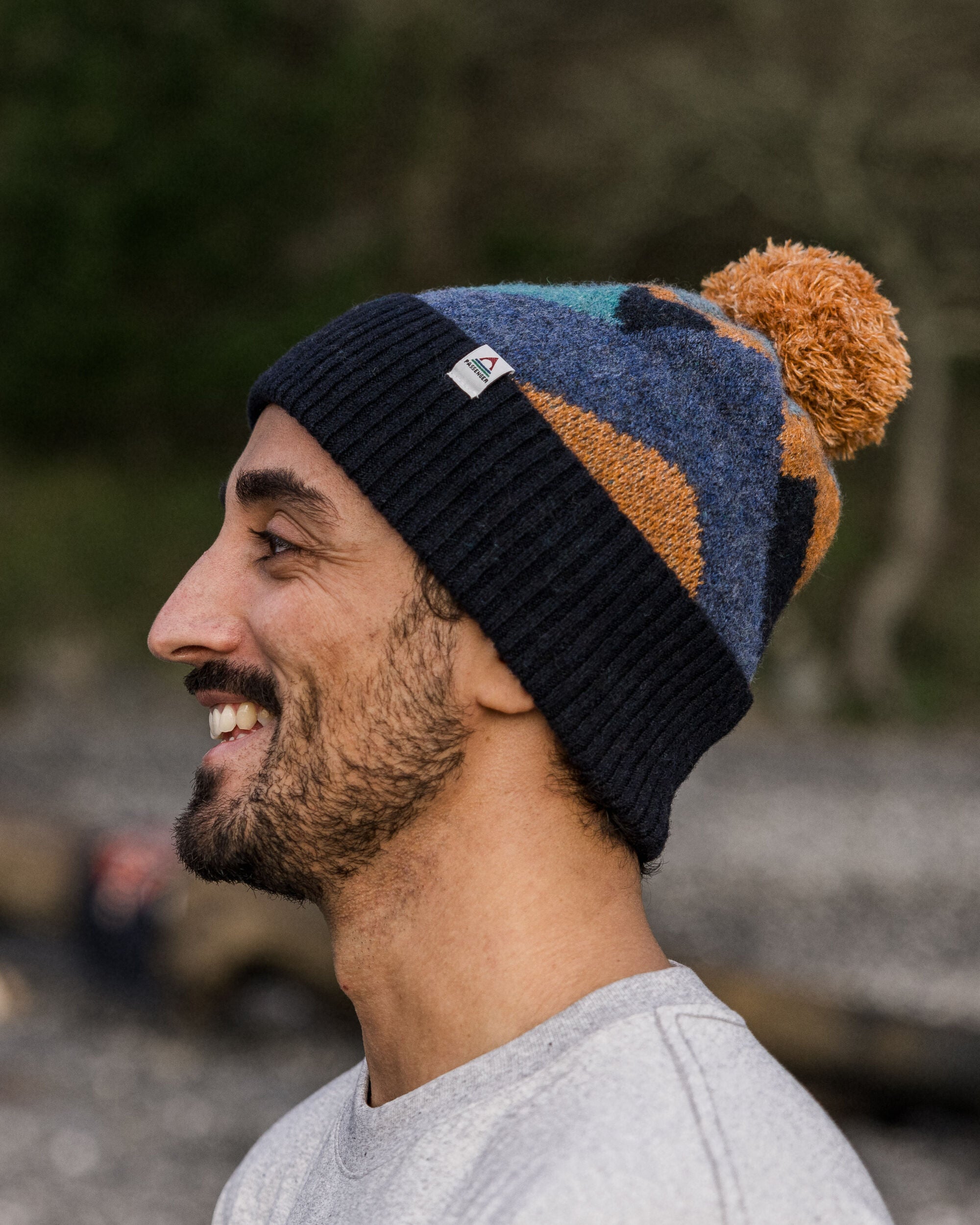 Scenic Recycled Bobble Hat - Scenic Navy