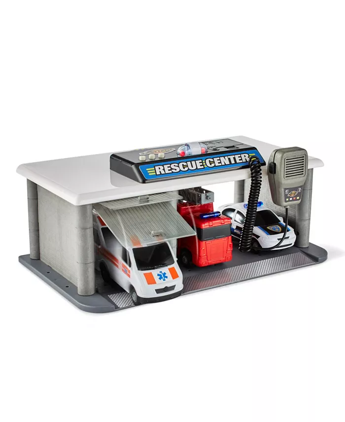 Fast Lane Rescue Center with Lights Sounds Set  Created for You by Toys R Us