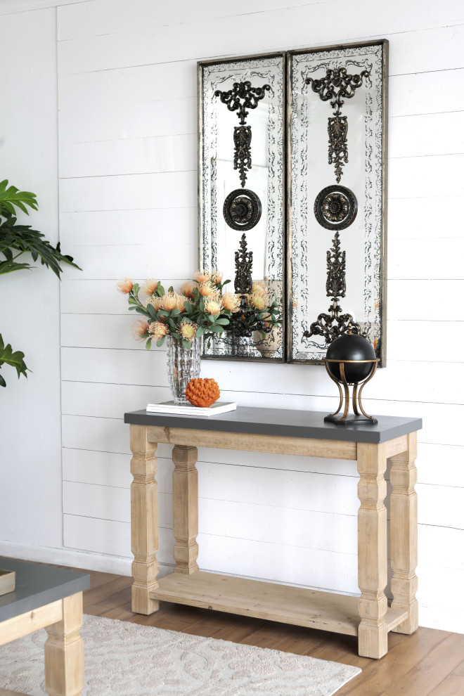 Wood Console Table 42x16x31 quot  Traditional   Console Tables   by Fantastic Decorz LLC  Houzz