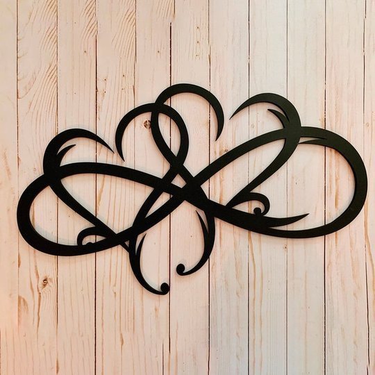 🔥SUMMER HOT SALE - 49% OFF🔥Infinity heart - Steel wall decor Metal Wall art-Buy 2 free shipping🔥