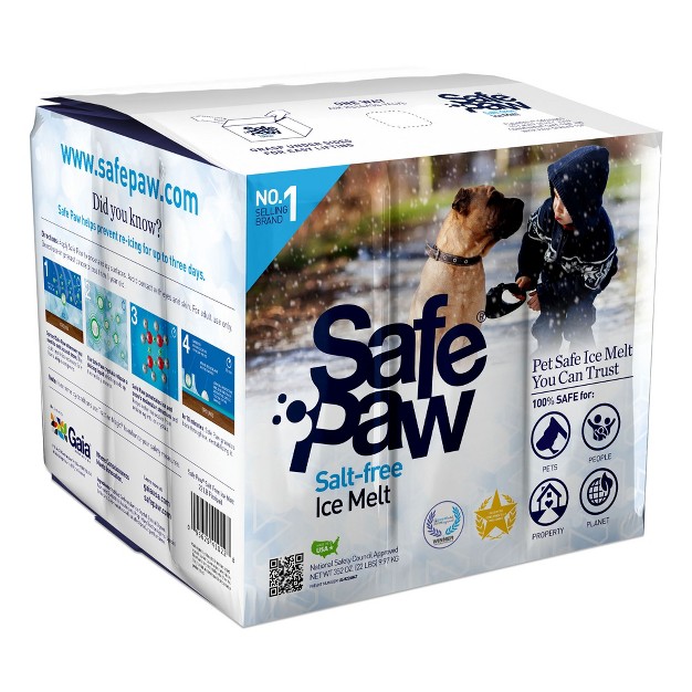 Safe Paw Dog Pet Winter Ice Snow Melt For Driveway Sidewalk Cured Concrete And Various Terrain