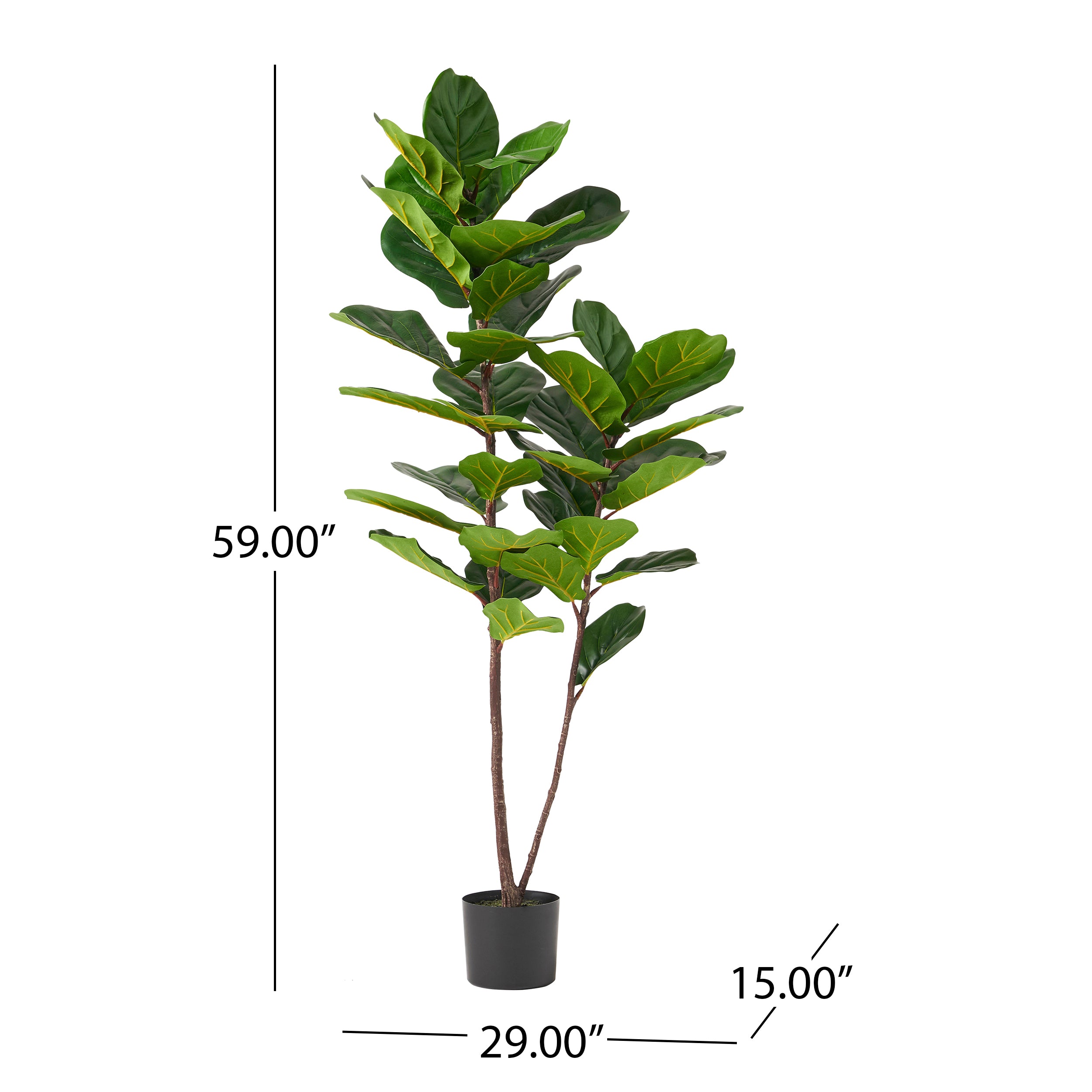 Stilwell Artificial Fiddle-Leaf Fig Tree