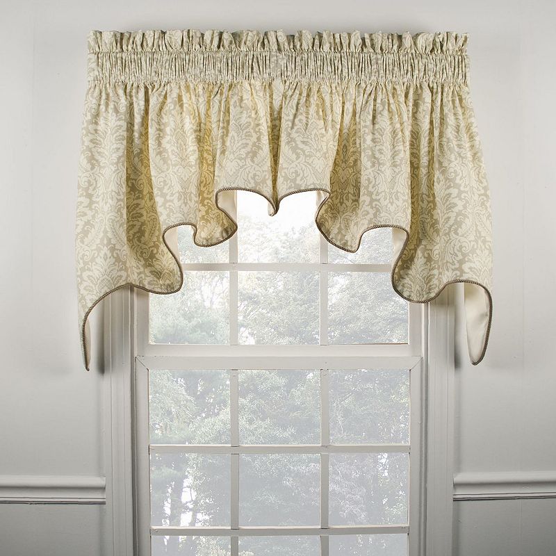 Donnington 2-Piece High Quality Natural Classic Print Duchess Window Valance