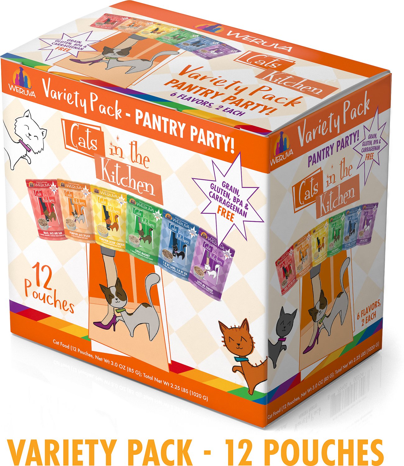 Weruva Cats In The Kitchen Variety Pack Grain Free Wet Cat Food