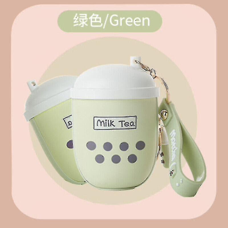 5000mah Hands Warmer Portable Usb Rechargeable Milk Tea Power Bank Hand Warmer-color:green