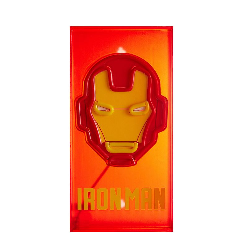 Idea Nuova Marvel Avengers Iron Man Neon LED Lamp Table Decor