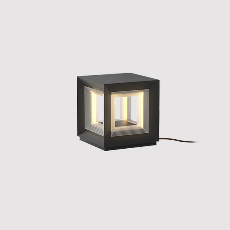 Light Cube Outdoor Post Light