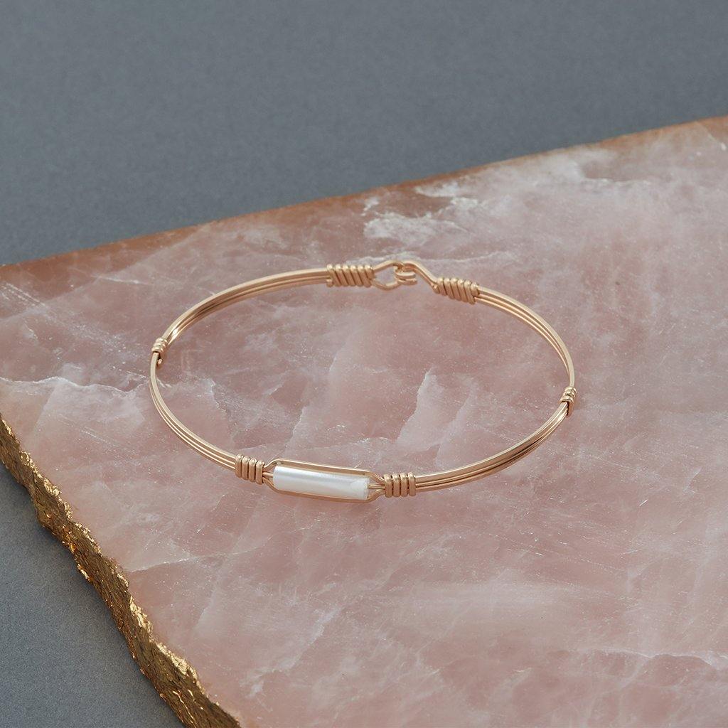 Ronaldo Jewelry  A Moment In Time Bracelet - Made with 14K Gold and Argentium Silver