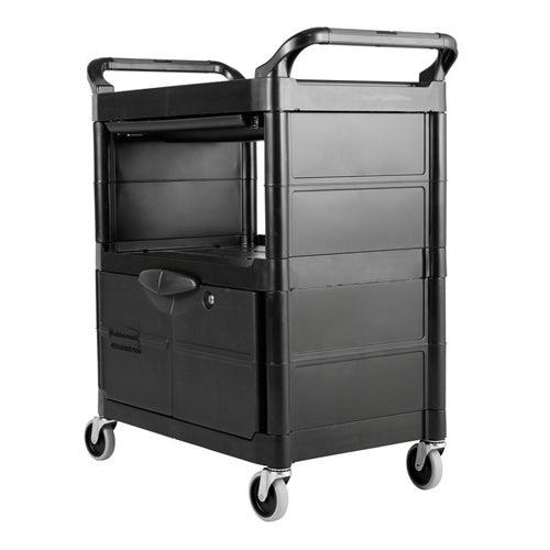 Rubbermaid FG345700BLA Utility Cart