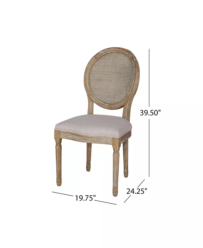 Noble House Epworth Dining Chair (Set of 2)