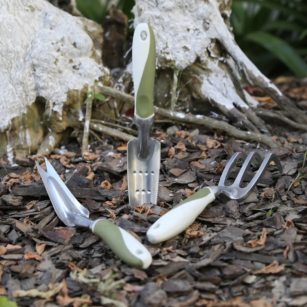 Worth Outdoor Soft PP TPR Ergonomic Durable Transplant Handle Aluminum Garden Trowel Hand Tool