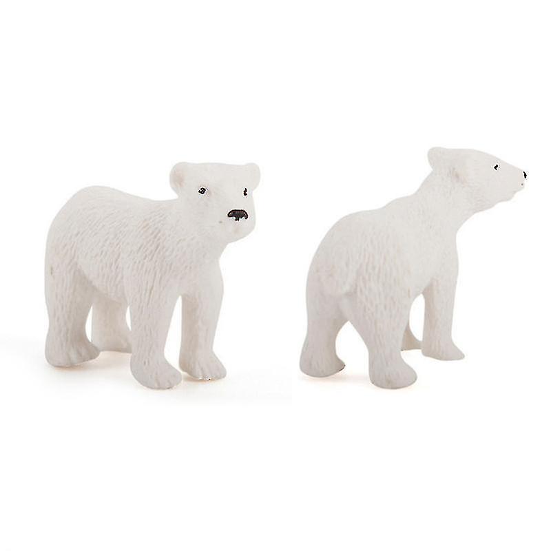 Set Of 18 Mini Polar Animals Statue Pvc Antarctic Desktop Figure Doll Micro Landscape Decoration For