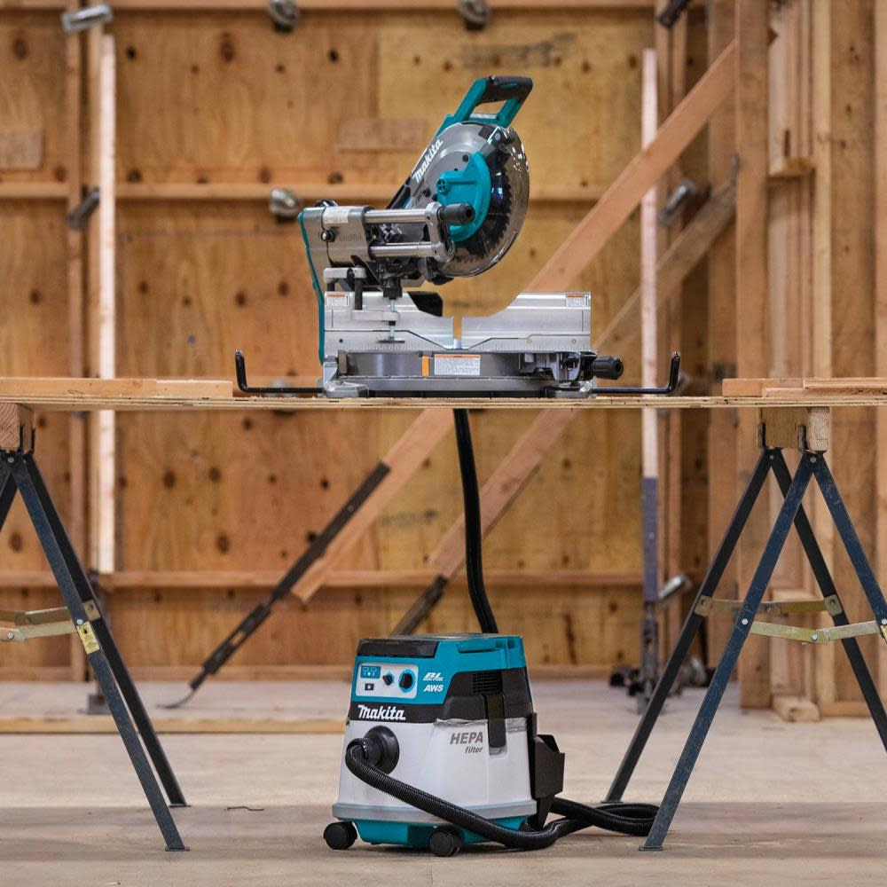 Makita 40V max XGT Dual Bevel Sliding Compound Miter Saw Bare Tool 10 Brushless Cordless AWS Capable ;