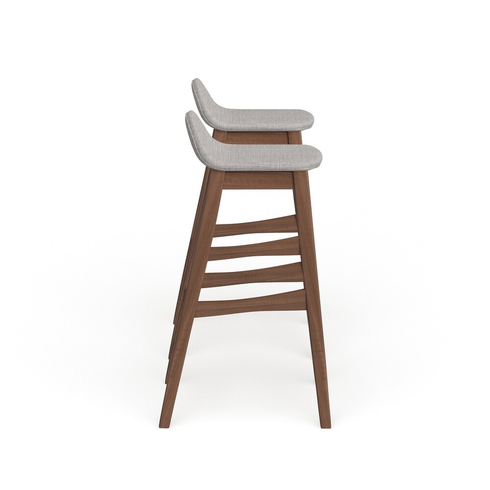 Simple Living Axel Mid century Modern 30 inch Bar Stool (Set of 2)