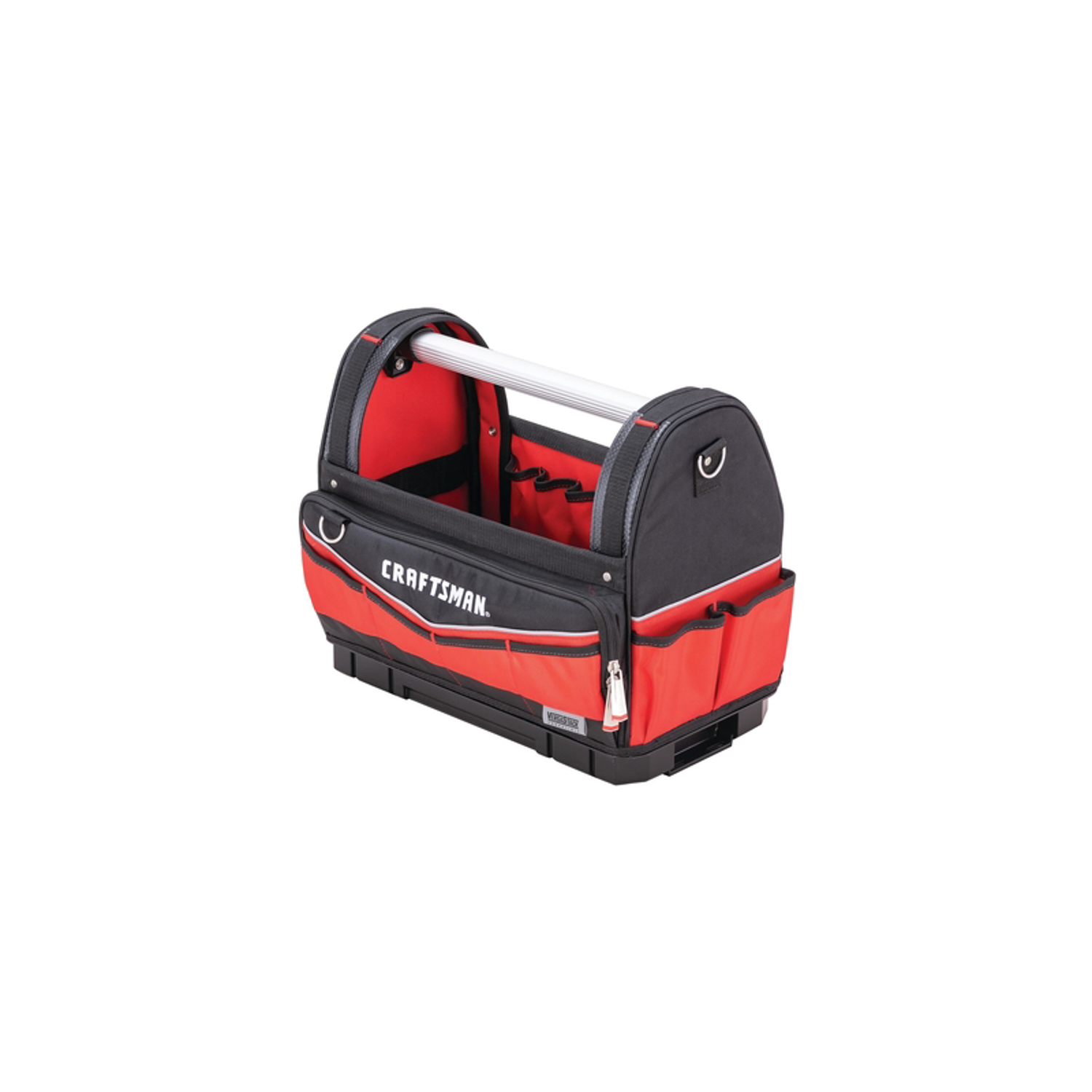 Craftsman VERSASTACK 8.875 in. W X 13.375 in. H Polyester Tool Tote 32 pocket Black/Red 1 pc