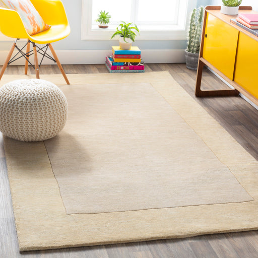 Mystique Wool Traditional Khaki Rug