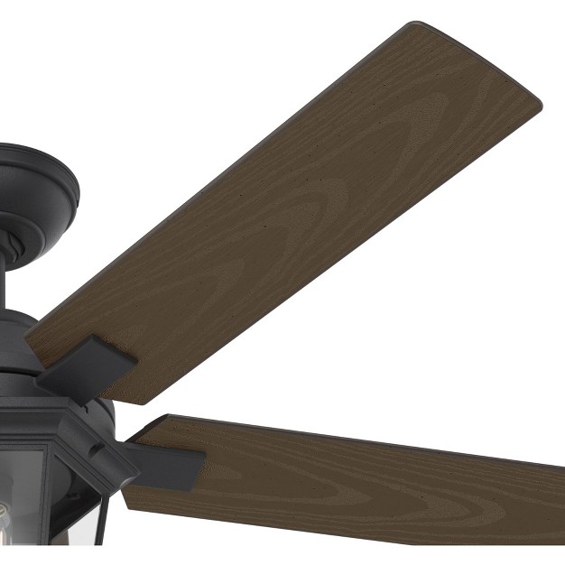 Candle Bay Outdoor Ceiling Fan With Led Light Hunter Fan