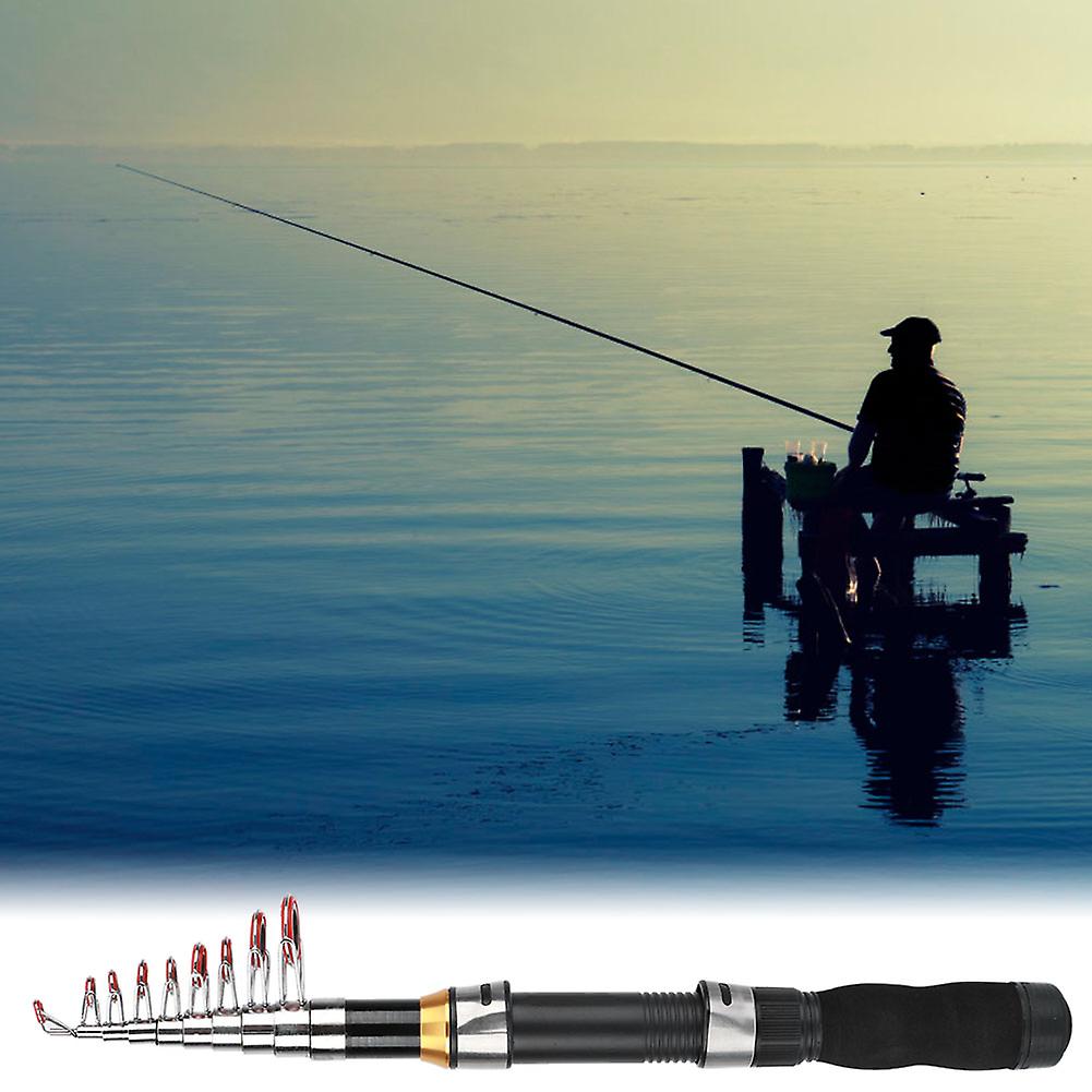 Small Sea Pole Portable Short Pole Ice Fishing Rod Mini Sea Fishing Tools 28049-100 (2.1m)