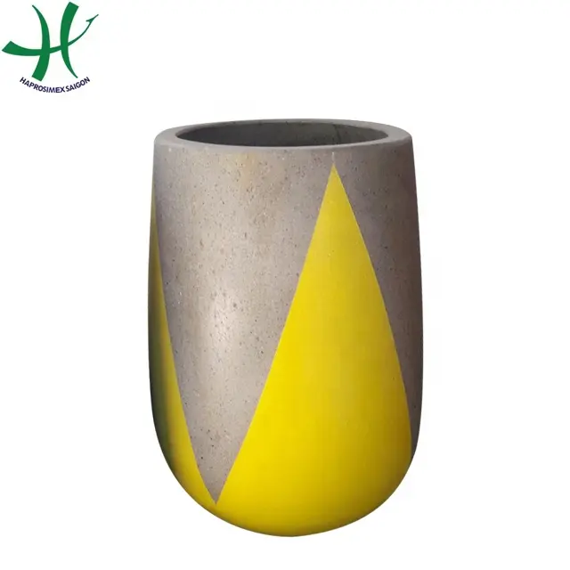 Large Planter Outdoor Flower Round outdoor Cement planter pots flower plant for garden decorations