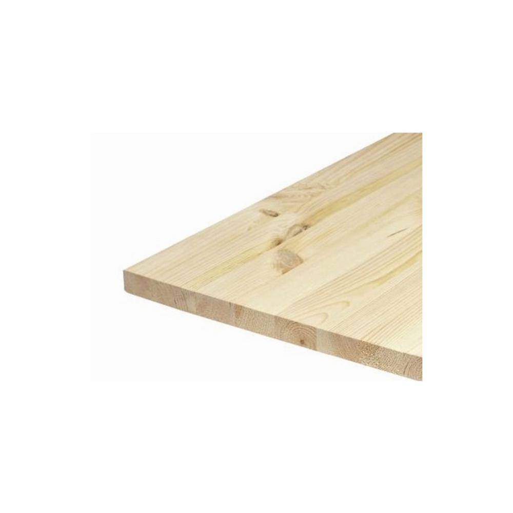 34 in. x 16 in. x 4 ft. S4S Laminated Spruce Panel Common Softwood Boards 1001255003