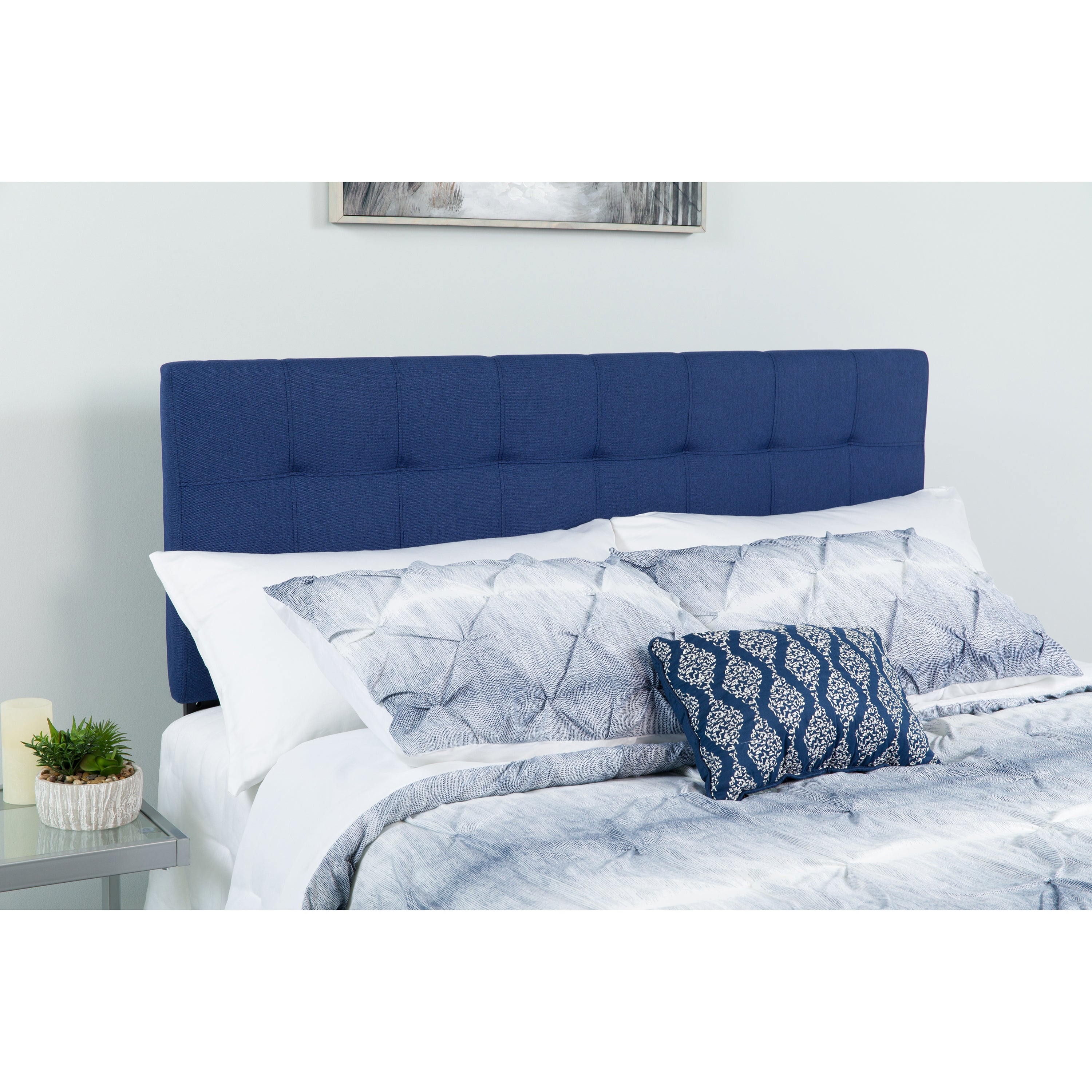 Quilted Tufted Upholstered Headboard - - 26960261