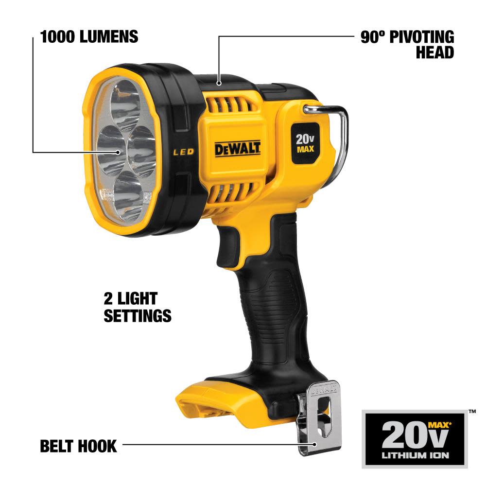 DEWALT 20V Jobsite LED Spotlight