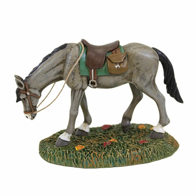 Department 56 Villages Gunpowder One Figurine 3 25 Inches Halloween Horse Ichabod Crane 6014054 Polyresin Gray