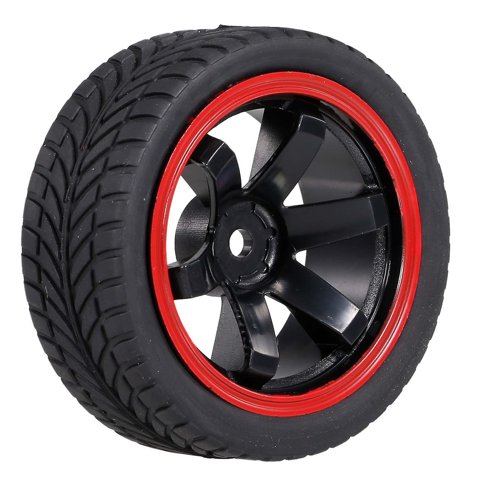 4pcs 1/10 Rubber Tire Rc Racing Car Tires For Hsp Redcat Traxxas Tamiya Hpi Rc Car Part Diameter 65mm Tires