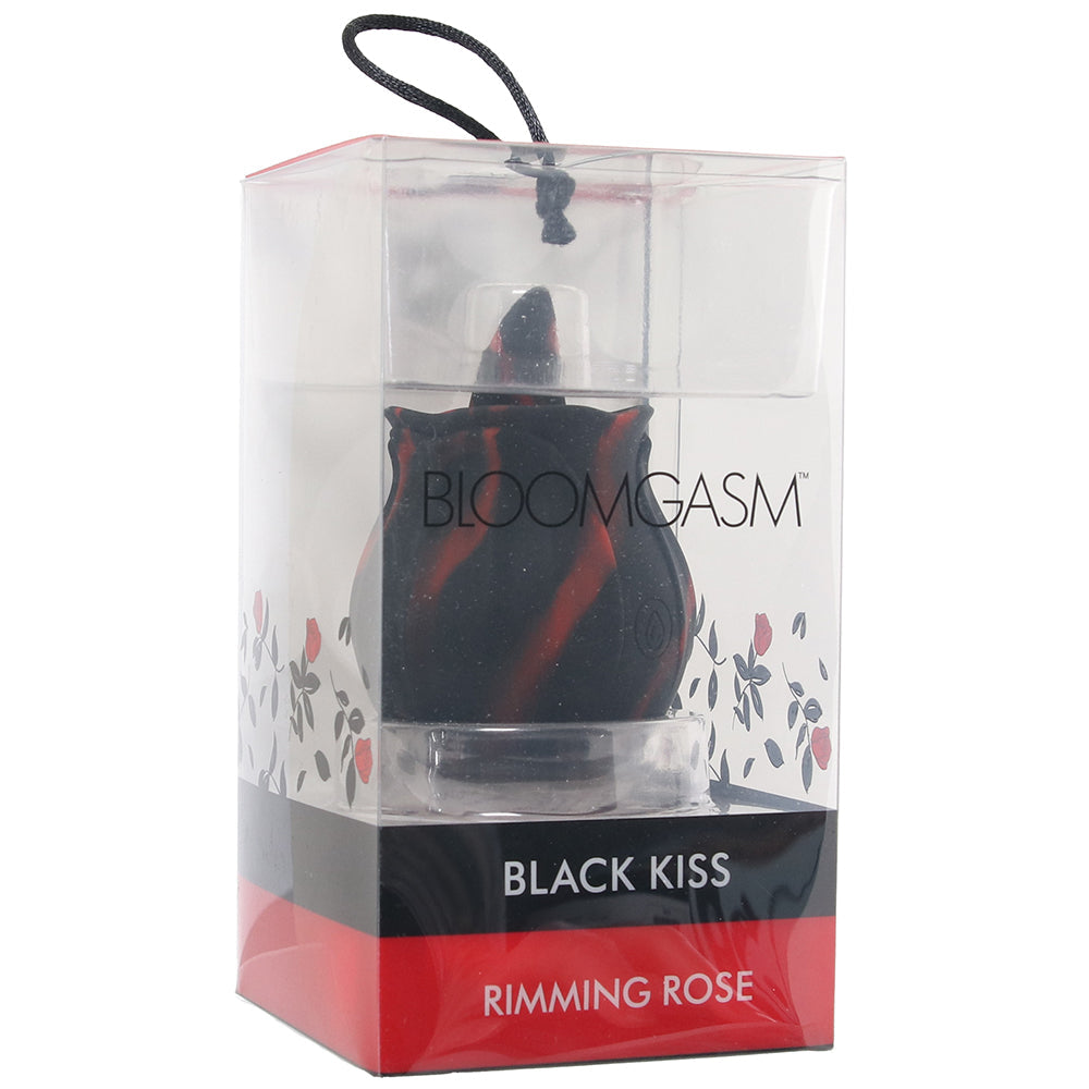 Bloomgasm Black Kiss Rimming Rose Vibe