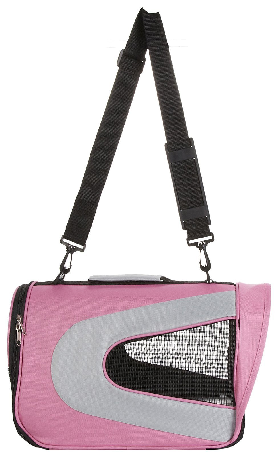 Pet Life Airline Approved Folding Sporty Mesh Carrier