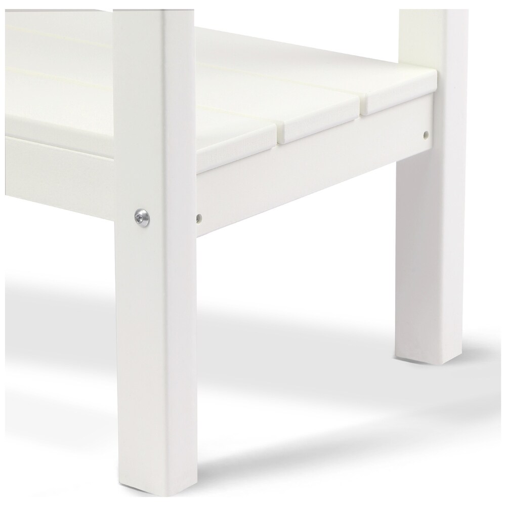 POLYTRENDS Laguna  Weather Poly Outdoor Console Table �C Two Shelf