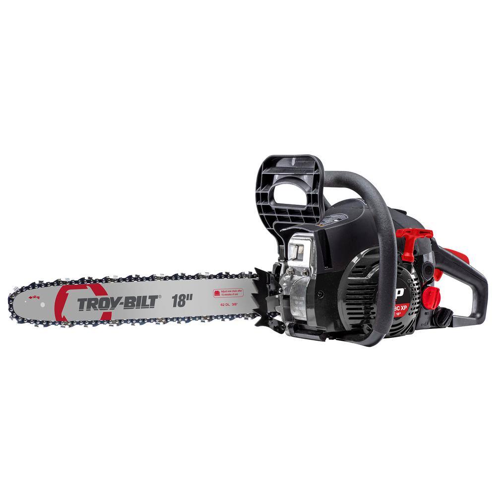 Troy-Bilt XP 18 in. 42cc 2-Cycle Lightweight Gas Chainsaw with Adjustable Automatic Chain Oiler and Heavy-Duty Carry Case TB4218C XP