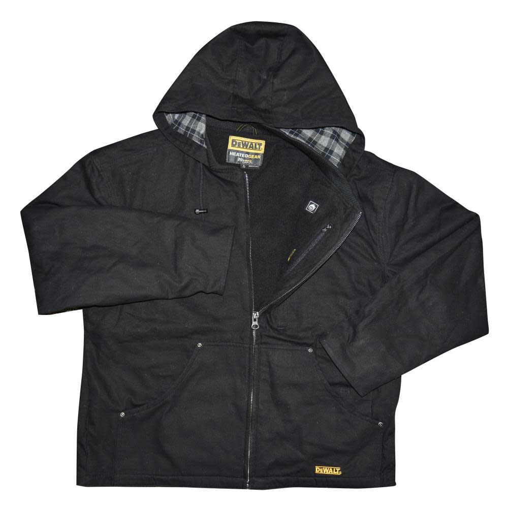 DEWALT Unisex Heavy Duty Heated Kit Black Work Jacket 2X DCHJ076ABD1-2X from DEWALT