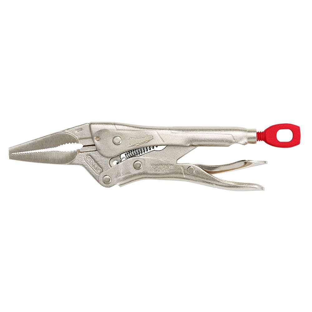 MW 6 in. TORQUE LOCK Long Nose Locking Pliers 48-22-3506 from MW