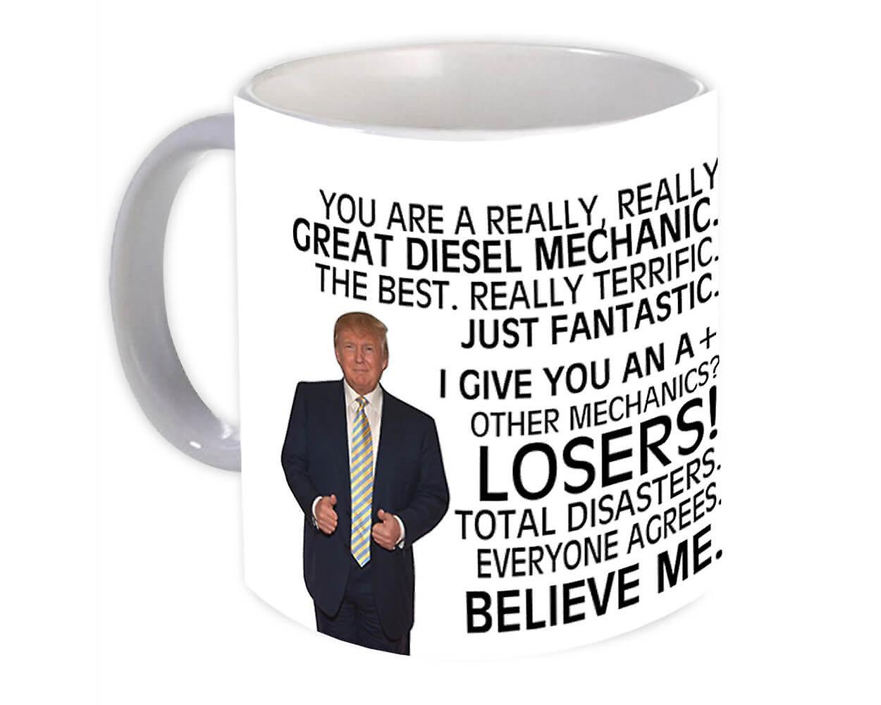 Gift Mug: DIESEL MECHANIC Funny Trump Great