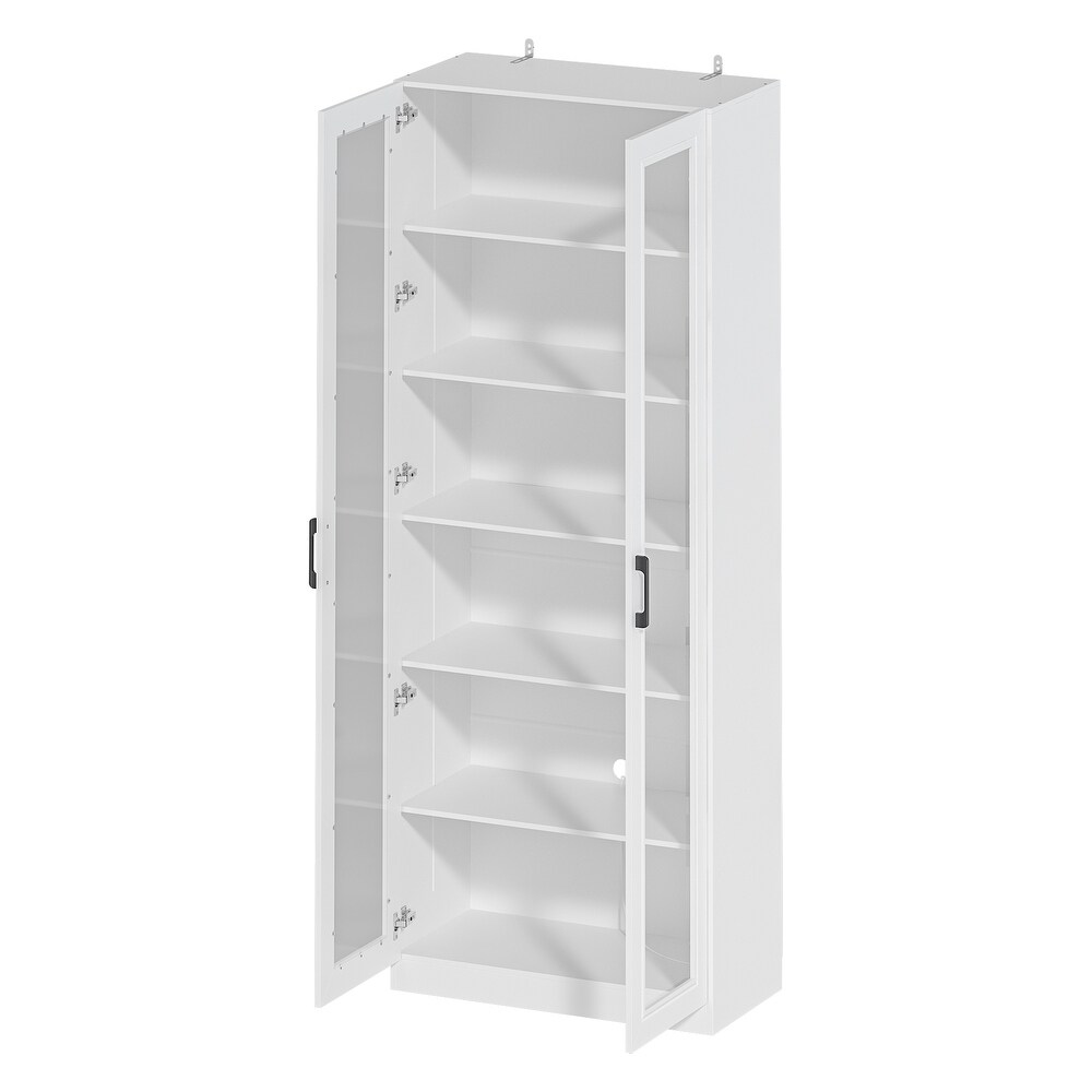 Tiers Bookcase with LED Light  78.7\