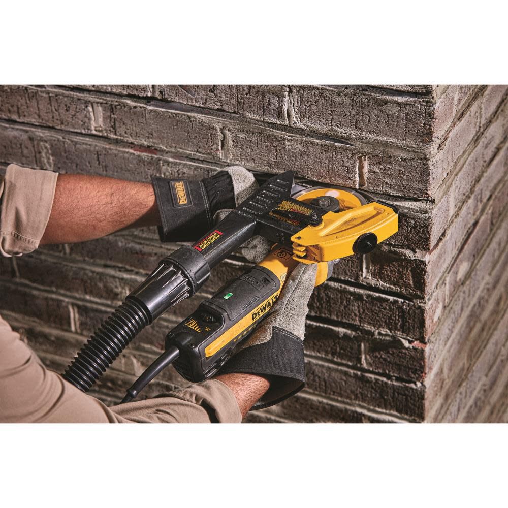 DEWALT 5" / 6" Small Angle Grinder Slide with Tuckpointing Shroud DWE46202 from DEWALT