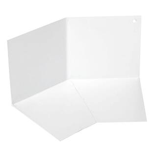 Amerimax Home Products 4 in. x 8 in. White Aluminum Kickout Diverter Flashing KOWH