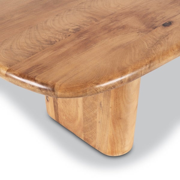 Poly and Bark Falun Solid Mango Wood Coffee Table