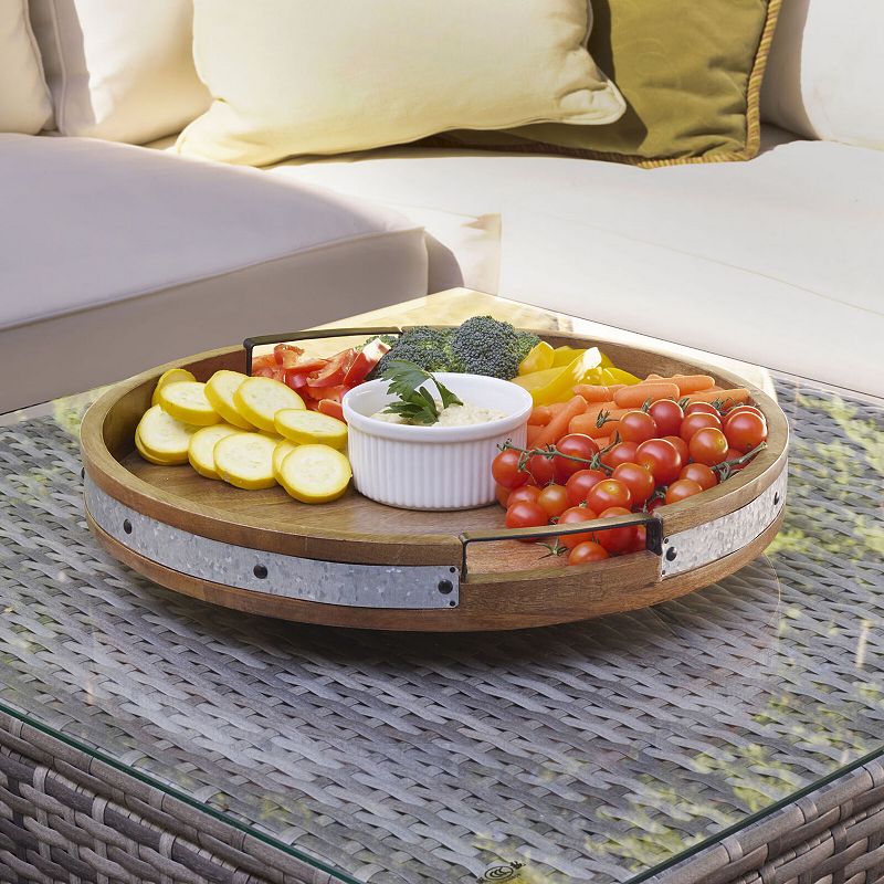 Gourmet Basics Divided Lazy Susan