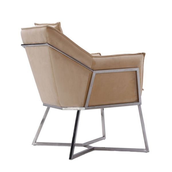 Origami Accent Chair in Fawn