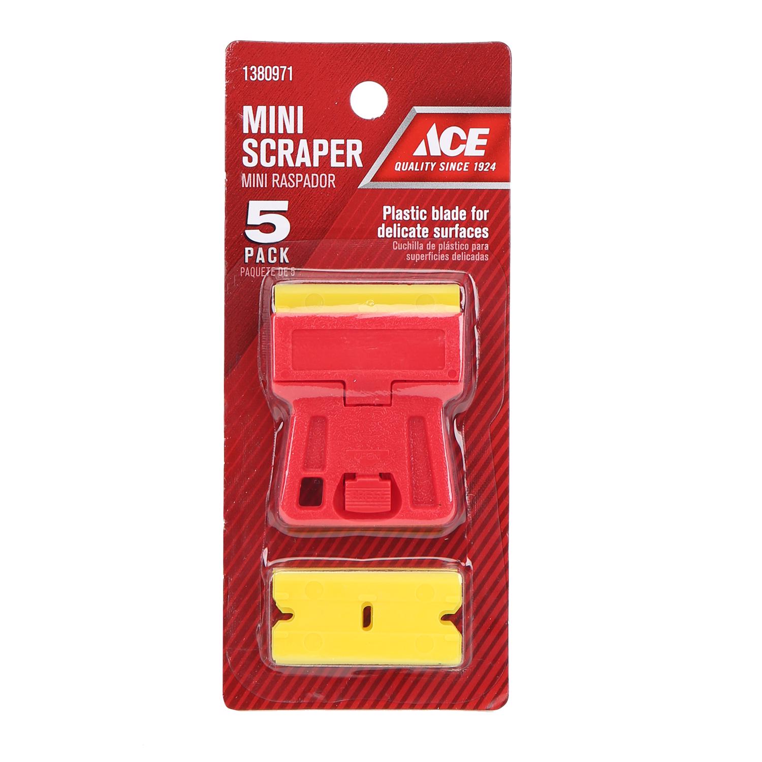 Ace 0.19 in. W Plastic Double Edge Scraper