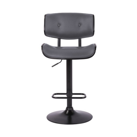 Benjara BM270411 Bar Stool with Leatherette Button...