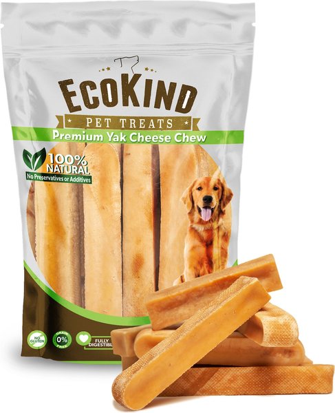 EcoKind Gold Yak Cheese Dog Treats， 10-oz bag